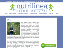 Tablet Screenshot of nutrilinea.net